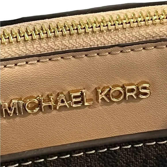 NWT Michael Kors Daria Buff Leather Diamond Pattern Large Satchel Bag Purse - Picture 6 of 16